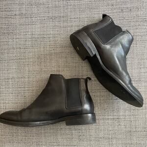 Valentino Women's Black Leather Ankle Boot Size 8.5